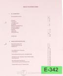 ELB-ELB Schliff VAII, SW 4 VA 1-S, Grinder Oeprations and Parts Manual 2003-SW 4 VA 1-S-VAII-01